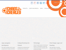 Tablet Screenshot of chaoscreated.com